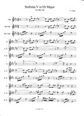 Sinfonia V in Eb major for flute trio
